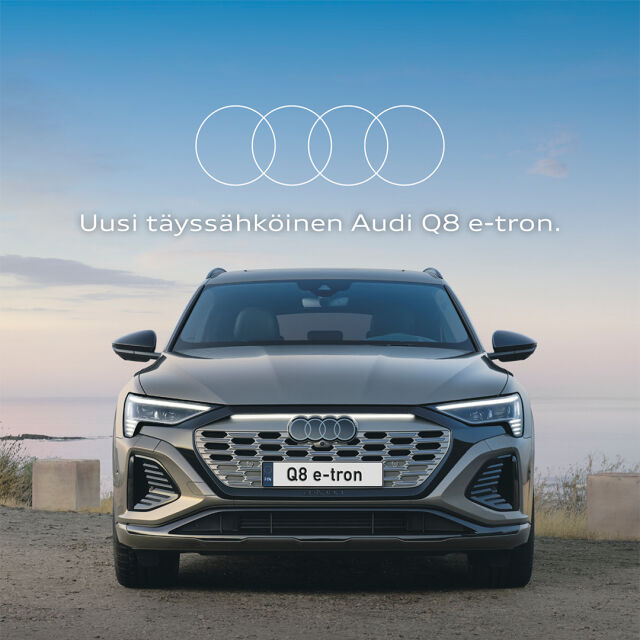 Uusi täyssähköinen Audi Q8 e-tron