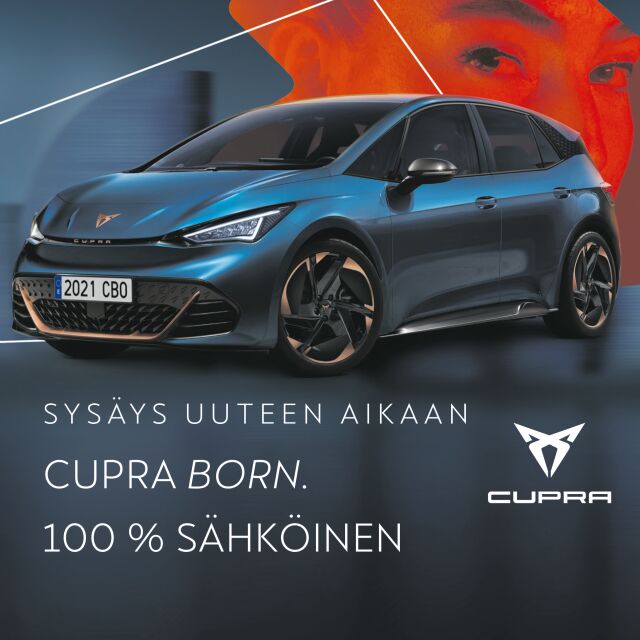CUPRAN uusi sähköinen aikakausi on täällä – CUPRA Born nyt myynnissä ja koeajettavissa