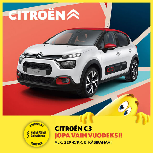 CITROËN HULLUT PÄIVÄT -LEASING