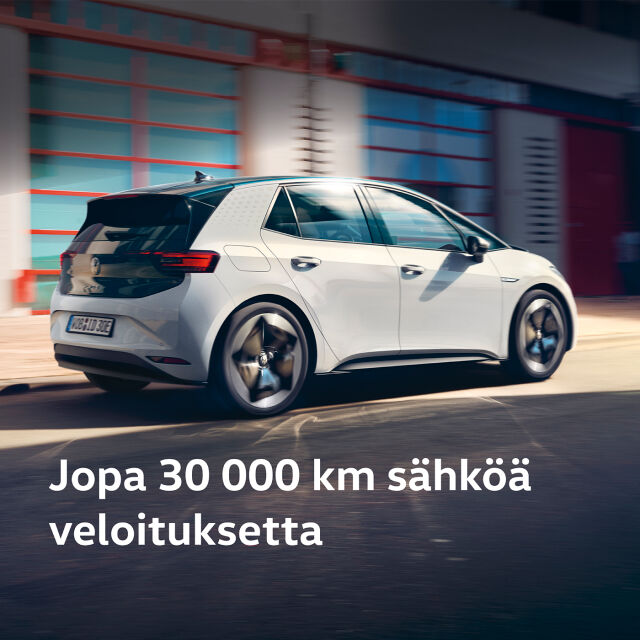 Jopa 30 000 km sähköä veloituksetta